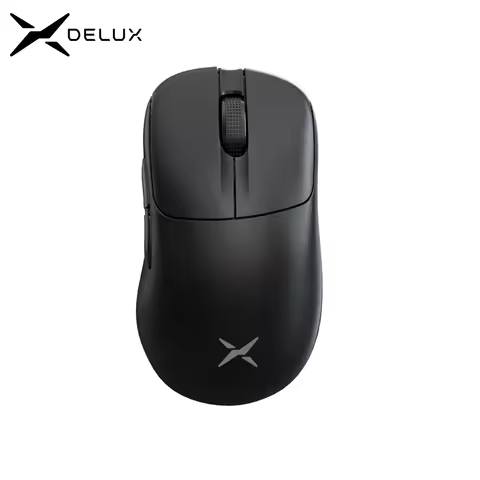 Delux M500 PRO Wireless Gaming Mouse Tri-mode Connection Lightweight Ergonomic RGB Charging Dock 8KH
