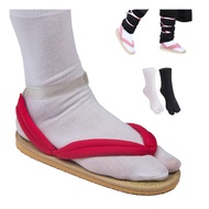 Nezuko Cosplay Clogs Kochou Clog Rengoku Geta Tanjirou Zenitsu Clog Wooden Flip Flops with Socks
