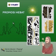 Bi-fold Door Toilet Aluminium Folding Door Toilet Door Pintu Lipat Tandas Pintu Lipat Bilik Air Vita