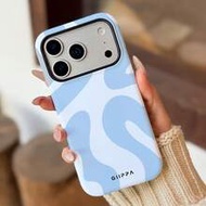 1 ชิ้น เคสโทรศัพท์ดีไซน์ลายคลื่นไม่สมมาตร สำหรับ Phone 17 Pro Max, เหมาะสำหรับ Phone 16 Pro Max, 15 