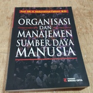Book OrganizationalOriginal and Human Resource Management