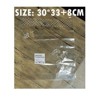 Plastik Roti OPP Transparent Toast Bread Bag Food Opp Plastic 450g Large Toast Loaf Bag Bread Plasti