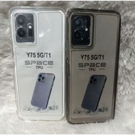 Softcase Casing Vivo Y75 -5G Y55 -5G Y1-5G Silicone Casing Transparent TPU SPACE Camera Back Protect