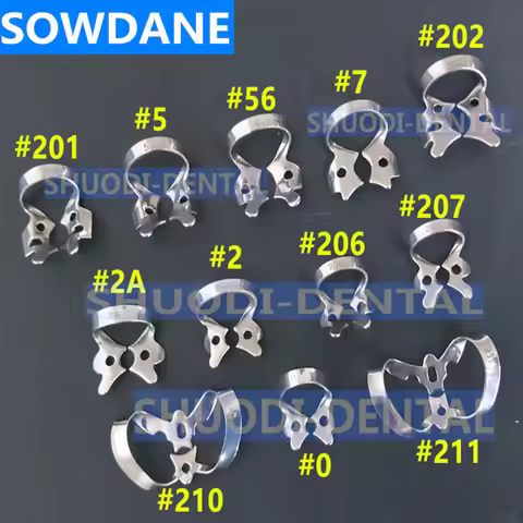 Dental Oral Care Clip Rubber Dam Holder Dental Rubber Dam Clamp Clip Stainless steel Dental Rubber D