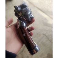 Gagang Golok / Handle Golok Alumunium Cor Model Wayang Termurah
