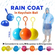 Poncho Keychain Raincoat Ball for Door Gift / Christmas Gift / Small Gifts / Corporate Gift