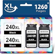 240 Black Ink Cartridges Replacement for Canon 240 240XL PG-240 XL Ink Cartridge for MG3620 MG3600 T