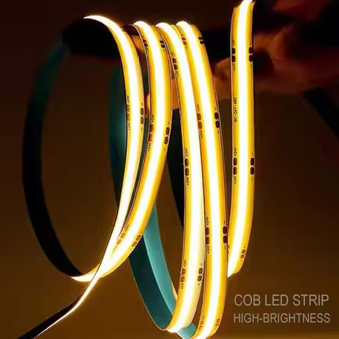 High Brightness DC12V COB led light strip,24v led flex strip,led soft strip waterproof 12V High Dens