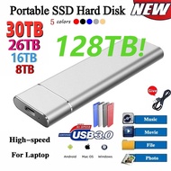 High-Speed 500GB 2TB 4TB 8TB 16TB SSD Portable External Solid State Hard Drive USB3.1 Interface Mobile Hard disk For Laptop Mac