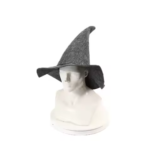 Halloween wizard hat, velvet witch hat, twisty witch hat, pleated witch hat, Halloween party props