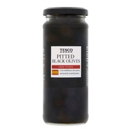 Tesco Pitted Black Olives 330g
