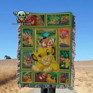ลักษณะ:Custom Lion King ภาพตัดปะผ้าห่ม,ผ้าห่มภาพยนตร์การ์ตูน,ผ้าห่มวันเกิดการ์ตูนของ Lion King,ผ้าห่