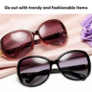 Elliptical Frame Women's Trendy Driving Fashion Sunglasses-Yy