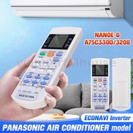 Remote Control PANASONIC AIR CONDITIONER model ECONAVI Inverter NANOE-G a75c4185