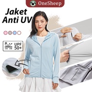 Women's Hoodie Jacket UV Protection Ice Silk Sunscreen Jacket Anti-UV Sports Jacket
