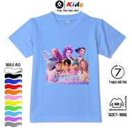 Áo Thun Trẻ Em HUNTRIX KPOP DEMON HUNTERS 5 Chất Poly Thái  Có Size Lớn Từ 7-95kg Nhiều Màu Áo Size 