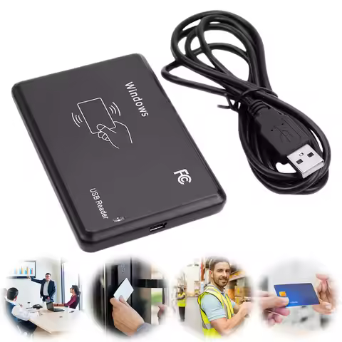 Contactless IC Card Reader Writer 13.56MHz NFC Reader with USB Interface Access Control Encrypted Pr