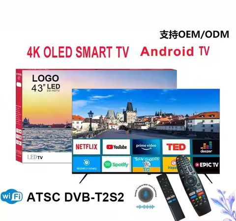 Intelligent voice 55-inch 65-inch 75-inch 85-inch 100-inch network 4K explosion-proof TV, computer d