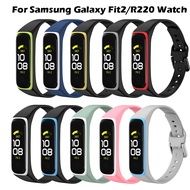 Soft Silicone Sport Band Straps For Samsung Galaxy Fit 2 SM-R220 Bracelet Replacement Watchband For 