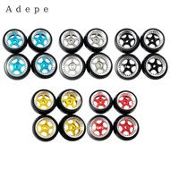 Adepe 4x Car Rubber Tyre Hard Anodized Wheel Rims Wheel Set for K969 K989 P929 28 High Car