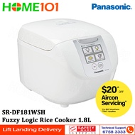 Panasonic Fuzzy Logic Rice Cooker 1.8Litres SR-DF181WSH