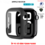 Ốp Case Siêu Mỏng Kính Cường Lực Glass Dành Cho Apple Watch Series 10 Size 42mm-46mm