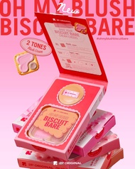 2P Original OH MY BLUSH BISCUIT BARE บลัชนัวร์ 2in1 #บลัชบิสกิต2P (5 Colors) 3.6g. โอ้มายบลัช