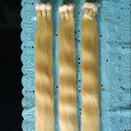 Hair extension blonde Human hair
