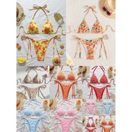 Bikini Foreign Style.the Strap Is 30-36 Can Be Worn 30-32 Fits 34-36 A Little Small Bra Free Size Ti