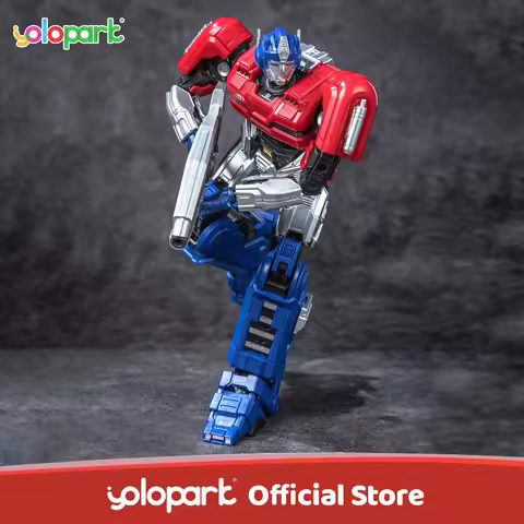 YOLOPARK Transformers Optimus Prime Cogged Mode,7.87 Inch Highly Articulated Transformers One Action