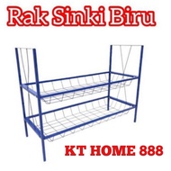 18" X 42" Blue Sink Stand / Dapur Rak Kaki Sinki