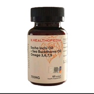 Sacha inchi Healthopedia Omega 3 6 9 7 Sacha Inchi Oil 60s
