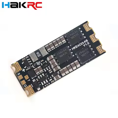 HAKRC 50A Single ESC BLHeli 32bit 2-8SLipo Supports PWM, Oneshot125, Oneshot42, Multishot, Dshot150/