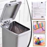 1bag(garbage Bag Colorful Rubbish Bag Flat Mouth Bag Bag Daily Garbage Storage Rubbish E7l5