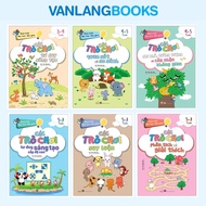 Book - Combo of 6 Left Brain and Right Brain Development Books - Games for Children - VanLangBooks