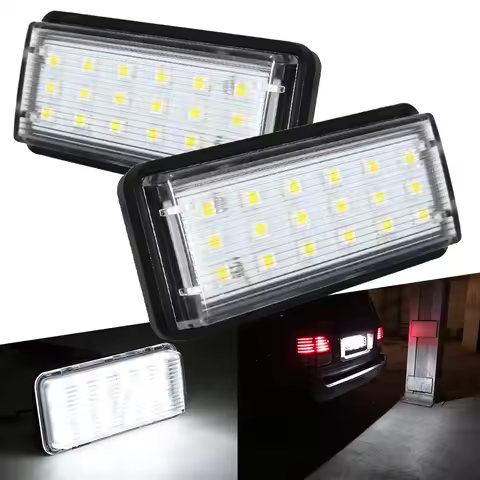 2x Canbus Led Number Plate Light For Lexus LX470 LX570 Toyota Land Cruiser 100 200 Prado 120 Reiz 4D