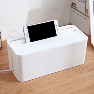 AT/💝Household Power Socket Data Cable Wire Storage Box Power Cord Cable Box Large Socket Line Concentration Finishing Bo