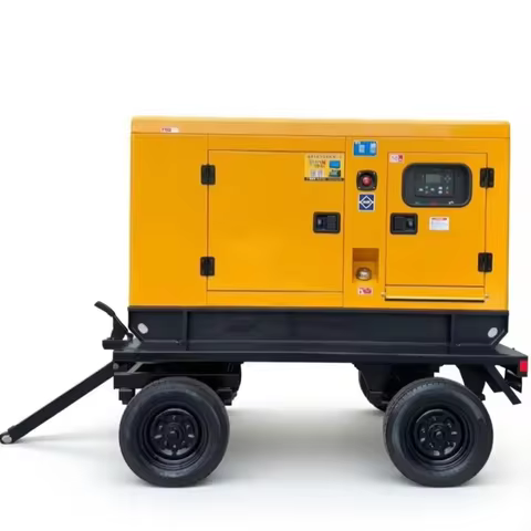 High-Performance Silent 3 Phase Diesel Generator Set Portable Diesel Generator Set 30-200kw Desktop