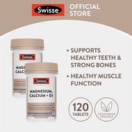 [Twin Pack] Swisse Ultiboost Magnesium Calcium + Vitamin D3 120 Tabs