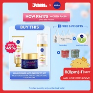 [Free CANVAS BAG + ALOE CREAM 100ML] NIVEA Luminous 630 Regimen Set