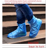 Waterproof rain shoe protective Cover, shoe size M 38-39, PVC+Rubber material