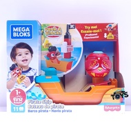 Mega Bloks Peek Pirate Ship First Buildersa Blocks - 11 Blocks