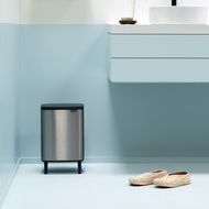 Brabantia BO WASTE BIN 高腳環保掀蓋式垃圾桶12L-不鏽鋼