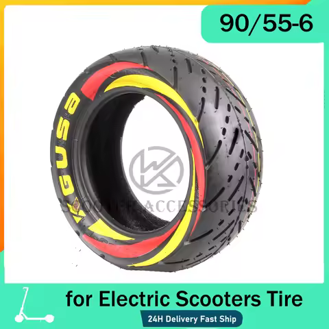 90/55-6 Thickened City Tubeless Tyre 10 Inch 90/55-6 Off-road Vacuum Tire Electric Scooter Parts