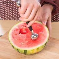 EE  Melon Watermelon Ball Scoop Fruit Spoon Ice Cream Sorbet Stainless Steel Double-end Cooking Tool Kitchen Accessories Gadgets n
