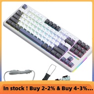 Aula F87 Mechanical Keyboard Set 87 Key Hotswap Wireless Keyboard RGB PBT Gaming Keyboard Set Kit