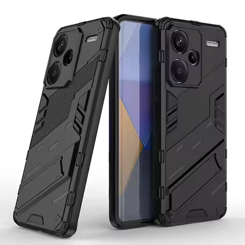 Fundas For Redmi 13C 14C Case Armor Holder Back Coque for Xiaomi Redmi Note 13 Pro Plus 12C 12S POCO
