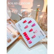 SEEKAA L23 sweet pink series gel 7color 1btl 15 ml free color chart seekaagel gel color
