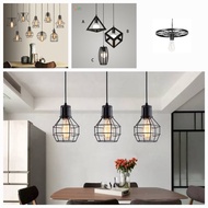 Ceiling lamp for coffee shop decoration HL123 square, cylindrical, triangular shape