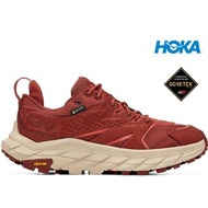 女裝size US 5.5 to 10.5 only HOKA ONE ONE Anacapa Low GTX Women's Hiking Shoes COLOR: Cherry Mahogany/Hot Sauce